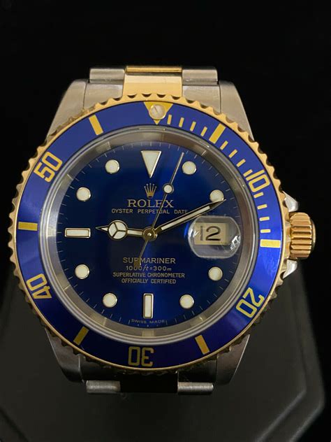 blue gold rolex|rolex submariner blue gold price.